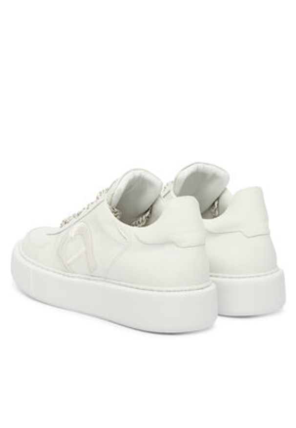 Aigner Sneakersy 1252590 Biały. Kolor: biały. Materiał: skóra