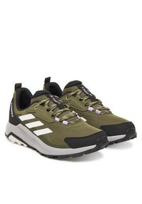 Adidas - adidas Trekkingi Terrex Anylander JQ9955 Khaki. Kolor: brązowy. Materiał: materiał #6