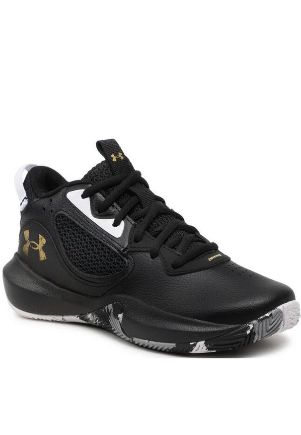 Buty koszykarskie dla dzieci Under Armour GS Lockdown 6 JR. Zapięcie: sznurówki. Kolor: wielokolorowy. Materiał: materiał, tkanina, skóra. Szerokość cholewki: normalna