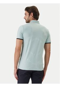 BOSS Polo Chip Hexa 50554561 Turkusowy Regular Fit. Typ kołnierza: polo. Kolor: turkusowy. Materiał: bawełna #3