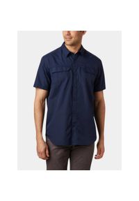 columbia - Koszulka turystyczna męska Columbia Silver Ridge 2.0. Kolor: niebieski. Długość rękawa: krótki rękaw. Długość: krótkie. Sezon: lato. Sport: turystyka piesza #1