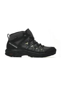 salomon - Buty trekkingowe męskie Salomon X Braze Mid Gtx. Kolor: czarny. Materiał: syntetyk, materiał. Szerokość cholewki: normalna #1