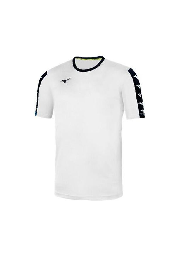 Koszulka do piłki nożnej dla dzieci Mizuno Team nara train. Kolor: czarny, biały, wielokolorowy. Sport: piłka nożna