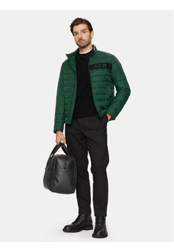 BOSS Kurtka przejściowa Darolus 50464308 Zielony Regular Fit. Kolor: zielony. Materiał: syntetyk