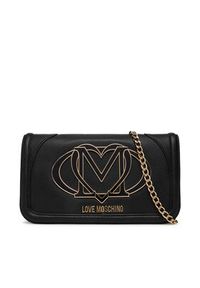 Love Moschino - LOVE MOSCHINO Torebka JC4010PP1NLG0000 Czarny. Kolor: czarny. Materiał: skórzane #4