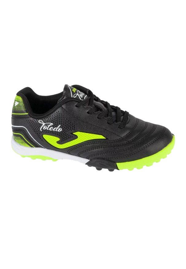 Joma - Buty Piłkarskie Toledo Ze Sztuczną Nawierzchnią Dla Dzieci I Niemowląt. Kolor: czarny. Sport: piłka nożna