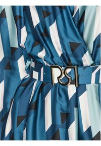 Rinascimento Sukienka koktajlowa CFC0116120003 Niebieski Regular Fit. Kolor: niebieski. Materiał: syntetyk. Styl: wizytowy #3