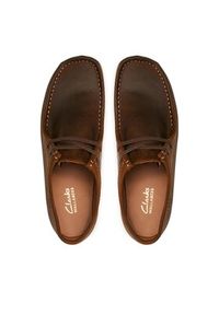 Clarks Mokasyny Wallabee Evo 261728197 Brązowy. Kolor: brązowy. Materiał: nubuk, skóra #8