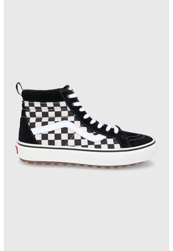 Vans - Trampki. Nosek buta: okrągły. Zapięcie: sznurówki. Kolor: czarny. Materiał: polar, guma. Szerokość cholewki: normalna
