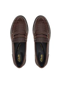 Clarks Półbuty Straven2 Penny 26327145 Brązowy. Kolor: brązowy. Materiał: skóra #2