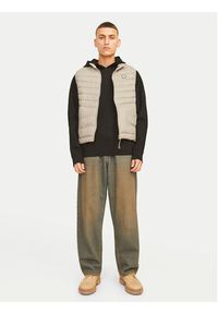 Jack & Jones - Jack&Jones Bezrękawnik Sprint 12258457 Beżowy Regular Fit. Kolor: beżowy. Materiał: syntetyk. Długość rękawa: bez rękawów #7