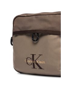 Calvin Klein Saszetka Bold Clrblk Square Crossobdy LV04D3519G Brązowy. Kolor: brązowy. Materiał: materiał #4