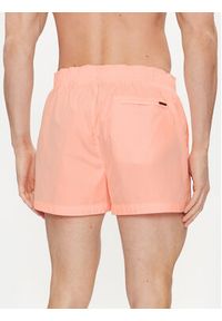 Calvin Klein Swimwear Szorty kąpielowe KM0KM00941 Różowy Regular Fit. Kolor: różowy. Materiał: syntetyk