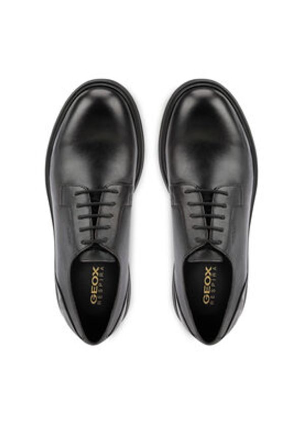 Geox Półbuty U Ottavio U16DCD 00043 C9999 Czarny. Kolor: czarny. Materiał: skóra