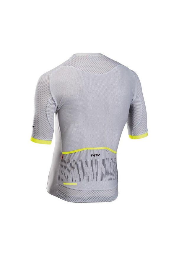 Koszulka rowerowa męskie NORTHWAVE STORM AIR JERSEY SHORT SLEEVE. Kolor: szary. Materiał: jersey