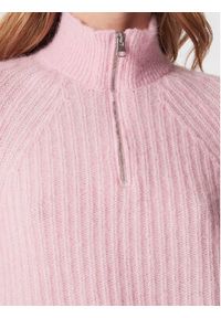Moss Copenhagen Sweter Nenaya 17397 Różowy Regular Fit. Kolor: różowy. Materiał: wełna #4