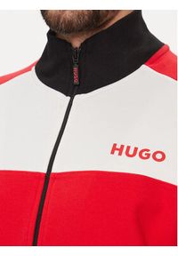 Hugo Bluza Race 50510468 Czarny Relaxed Fit. Kolor: czarny. Materiał: bawełna #5