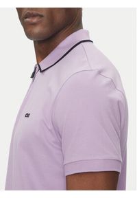 BOSS Polo Philix Tape 50537489 Różowy Regular Fit. Typ kołnierza: polo. Kolor: różowy. Materiał: bawełna