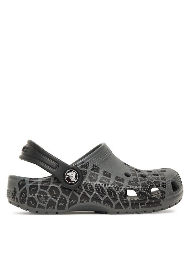 Klapki Crocs. Kolor: szary. Wzór: nadruk