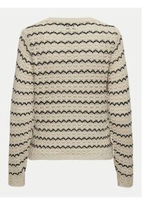 only - ONLY Sweter Asa 15324522 Beżowy Regular Fit. Kolor: beżowy. Materiał: bawełna, syntetyk #6