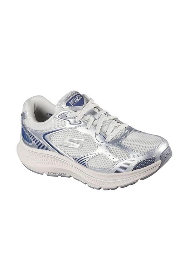 skechers - Damskie buty do biegania Skechers GO RUN Consistent 2.0 Volt. Okazja: na co dzień. Kolor: szary. Sport: bieganie