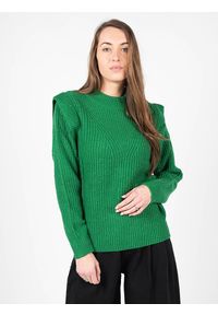 Silvian Heach Sweter | PGA22137LU | Kobieta | Zielony. Kolor: zielony. Materiał: bawełna, nylon, akryl. Wzór: ze splotem, aplikacja #3