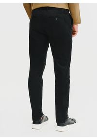Pako Lorente - PAKO LORENTE – Czarne gładkie spodnie męskie. Kolor: czarny. Materiał: bawełna, elastan. Wzór: gładki. Styl: klasyczny #4