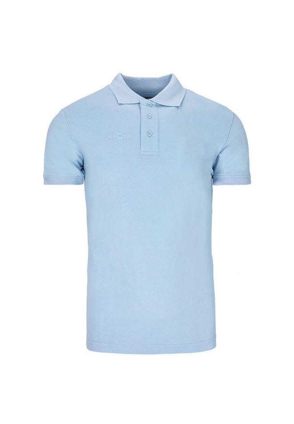 Koszulka Polo KEEZA Velve. Typ kołnierza: polo. Kolor: niebieski. Sport: piłka nożna