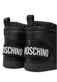 Love Moschino - LOVE MOSCHINO Śniegowce JA24972G0LEB0000 Czarny. Kolor: czarny. Materiał: materiał