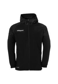 UHLSPORT - Tkana bluza z kapturem dla dzieci Uhlsport Goal 25 Evo. Typ kołnierza: kaptur. Kolor: czarny, fioletowy, szary, wielokolorowy, biały