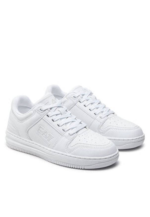 EA7 Emporio Armani Sneakersy X8X189 XK404 U260 Biały. Kolor: biały. Materiał: skóra