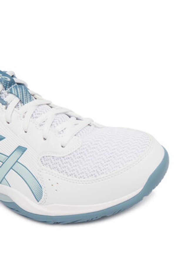 Asics Buty halowe Gel-Rocket 12 1071A116 Biały. Kolor: biały. Materiał: skóra