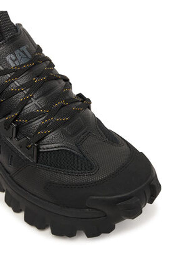 CAT Footwear Sneakersy Intruder Met P726244 Czarny. Kolor: czarny. Materiał: skóra