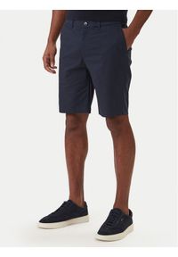 Calvin Klein Szorty materiałowe LV04LF622G Granatowy Slim Fit. Kolor: niebieski. Materiał: bawełna #1