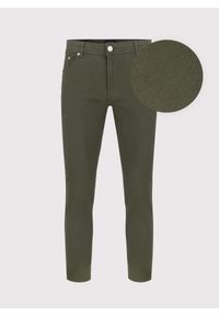 Pako Lorente - PAKO LORENTE – Spodnie męskie zielone P22SF-WX-022-Z-S. Kolor: zielony. Materiał: bawełna, elastan. Długość: długie. Wzór: gładki #7