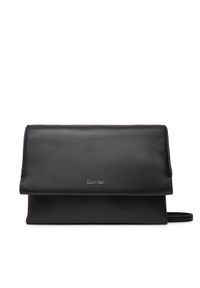 Calvin Klein Torebka Ck Narrate Leather Mini Bag K60K613005 Czarny. Kolor: czarny. Materiał: skórzane