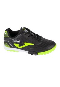 Joma - Buty Piłkarskie Toledo Ze Sztuczną Nawierzchnią Dla Dzieci I Niemowląt. Kolor: czarny. Sport: piłka nożna