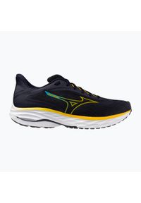 Buty do biegania męskie Mizuno Wave Ultima 16. Kolor: czarny, biały, wielokolorowy, żółty. Model: Mizuno Wave. Sport: bieganie