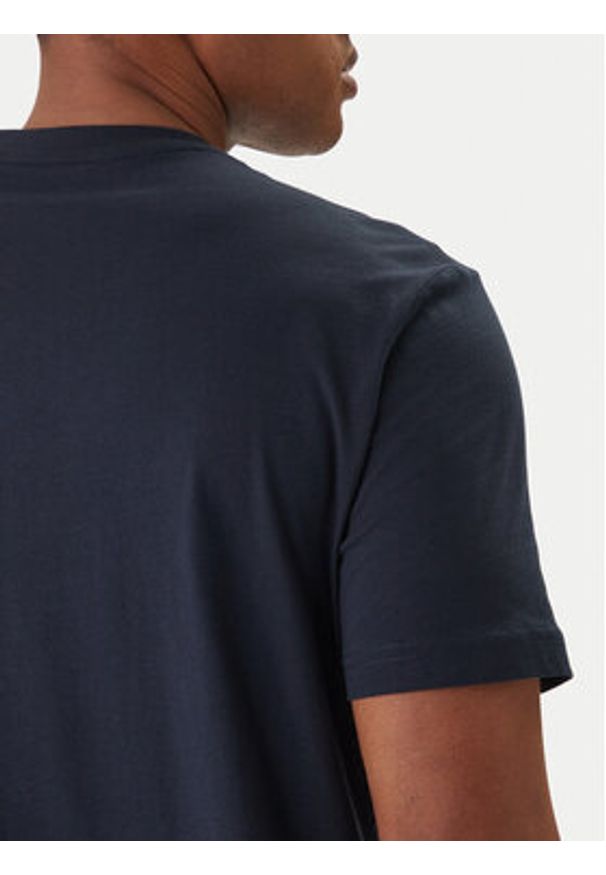 EA7 Emporio Armani T-Shirt 7M001307 AF10375 Granatowy Regular Fit. Kolor: niebieski. Materiał: bawełna