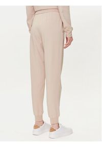 Hugo - HUGO Spodnie dresowe 50490578 Beżowy Regular Fit. Kolor: beżowy. Materiał: bawełna