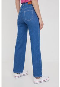 Dr. Denim jeansy damskie high waist. Stan: podwyższony. Kolor: niebieski #4