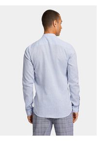 Lindbergh Koszula 30-203344A Niebieski Slim Fit. Kolor: niebieski. Materiał: bawełna