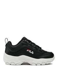 Fila Sneakersy Strada Low Kids 1010781.25Y Czarny. Kolor: czarny. Materiał: skóra #1