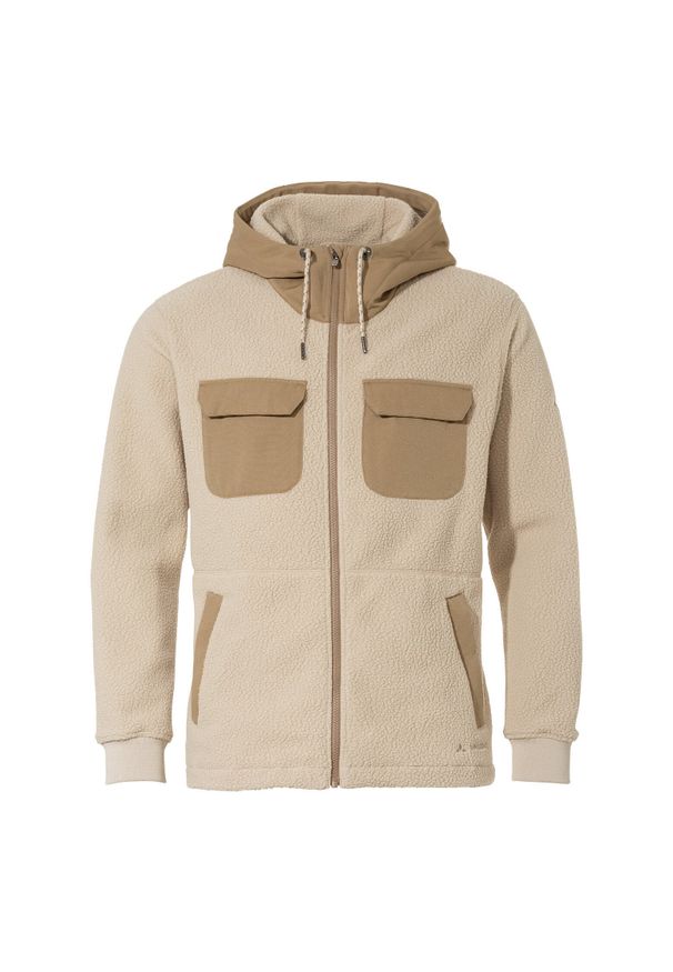 Vaude - Polar VAUDE Manukau III. Typ kołnierza: kaptur. Kolor: beżowy. Materiał: polar