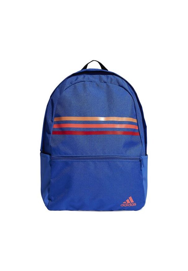 Adidas - adidas Plecak Classic Horizontal 3-Stripes Backpack IL5777 Niebieski. Kolor: niebieski. Materiał: materiał