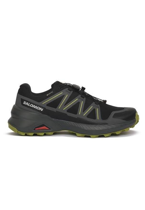 salomon - Buty do biegania męskie Salomon Speedcross Peak Gtx. Kolor: czarny. Materiał: syntetyk, materiał. Szerokość cholewki: normalna. Model: Salomon Speedcross