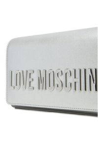 Love Moschino - LOVE MOSCHINO Torebka JC4103PP1MKD196B Srebrny. Kolor: srebrny. Materiał: skórzane #3