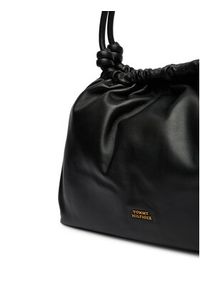 TOMMY HILFIGER - Tommy Hilfiger Torebka Th Soft Leather Hobo AW0AW18376 Czarny. Kolor: czarny. Materiał: skórzane #4