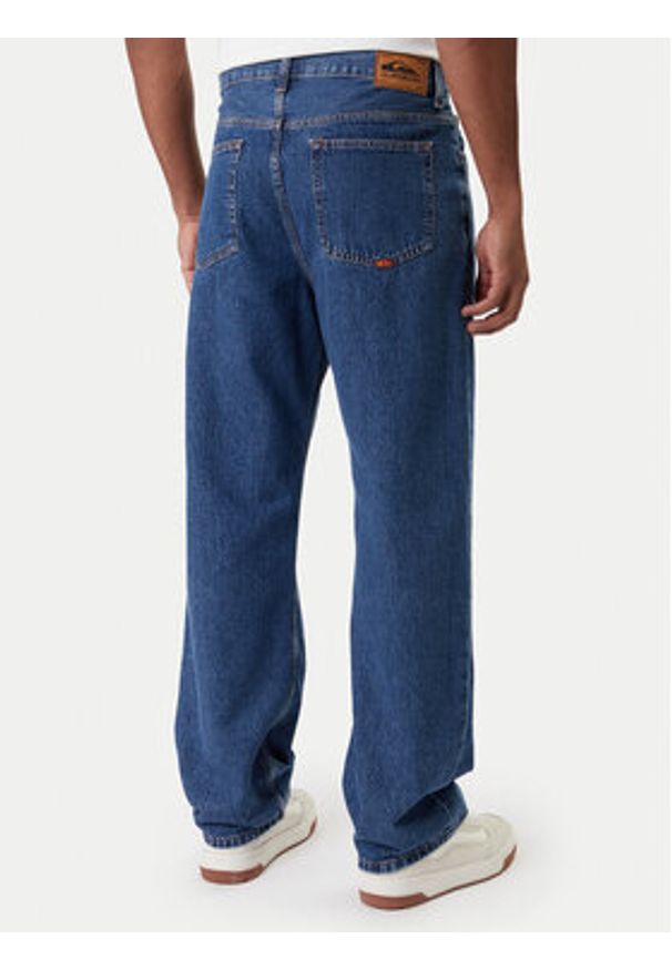 Quiksilver Jeansy EQYDP03498 Niebieski Baggy Fit. Kolor: niebieski