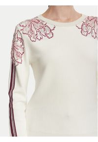 Liu Jo Sport Sweter TF6094 MS49I Kremowy Regular Fit. Kolor: kremowy. Materiał: wiskoza. Styl: sportowy #5
